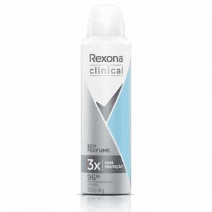 Desodorante Antitranspirante Rexona Clinical Sem Perfume - 150mL