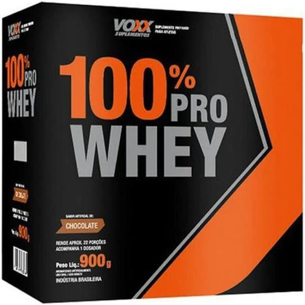 Whey Protein Voxx 100% Pro Sac 900G Sabor Chocolate