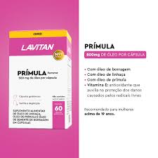 Lavitan Prímula Femme com 60 cápsulas gelatinosas