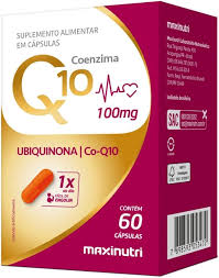 Coenzima Q10 Ubiquinona Co-Q10 100mg 60 Capsulas Maxinutri